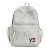Schoolbag American College Trendy Cool Embroidered Alphabet Backpack Middle and High School Students Commuting Light Casual Versatile Backpack