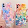 For Samsung Galaxy A04 A04e A042F A405F Cute Flower Butterfly Cat Painted Case For Samsung A04 04e Soft Silicone TPU Phone Cases