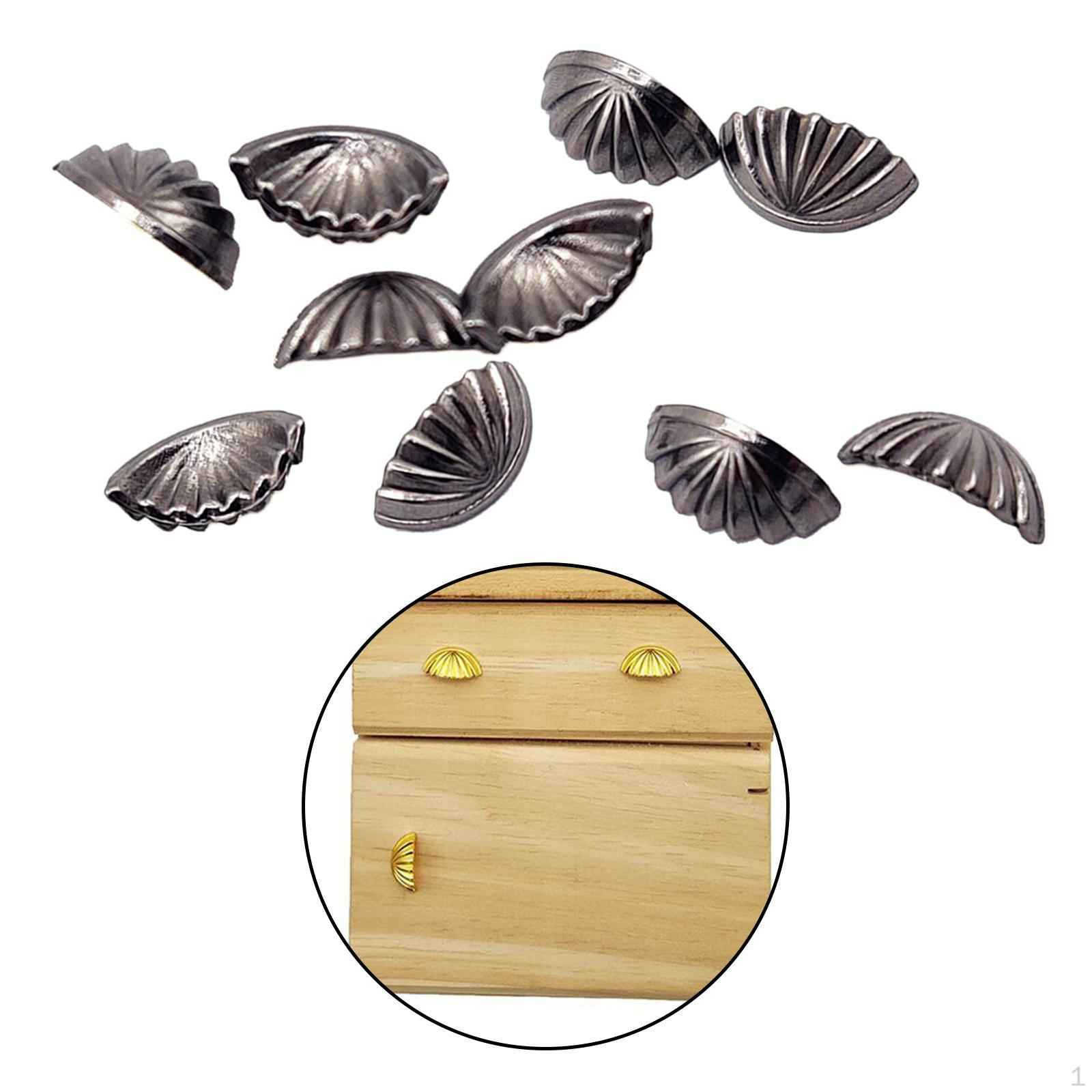 

Комплект фурнитуры для ящиков кукольного домика для миниатюрной мебели чёрный