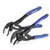 WORKPRO Water Pump Pliers and Pliers Wrench 180mm Total Quick Opening Width Adjustment and Turns for and Loosening Nuts Set, 2-Piece Set, Length,
