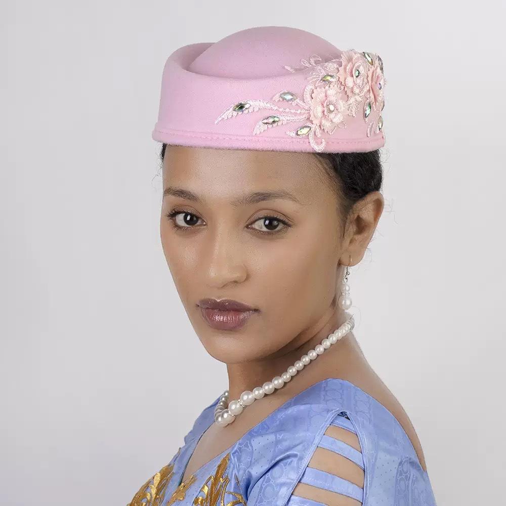 JYL TS DIY Cross Border New Elegant Velvet Cap Sequin Square Muslim African Hat