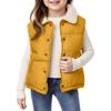 Kids' Stand Collar Vest - Solid Color Sleeveless
