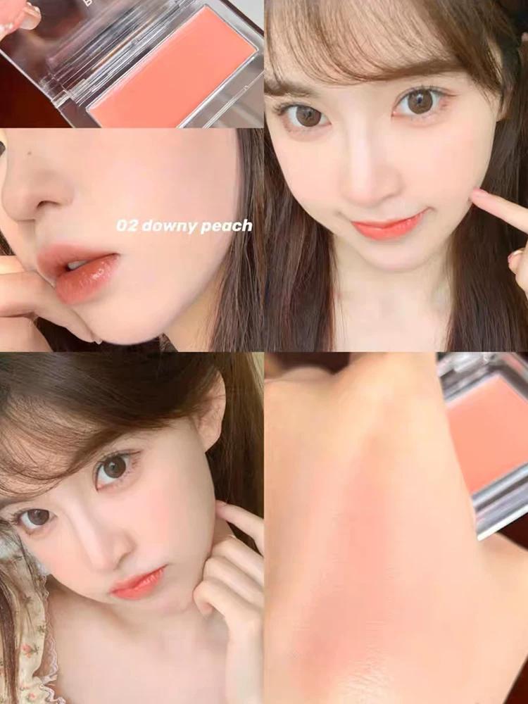 Little Monkey Recommends! Korean Bbia Blush Cream 01 Single Color Blush Cream 06 Fig 04 Expanding Color Shrinking Color