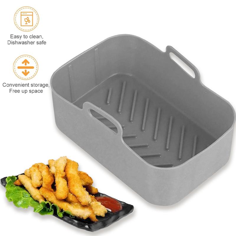 Fritéza Silikonová sada klipsů na hrnce Opakovaně použitelná vzduchová fritéza odolná vysokým teplotám v myčce nádobí