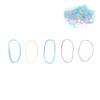 Plastic Hair Ties Multicolor Mini Elastic Hair Bands for Kids Baby Girls Hair Styling