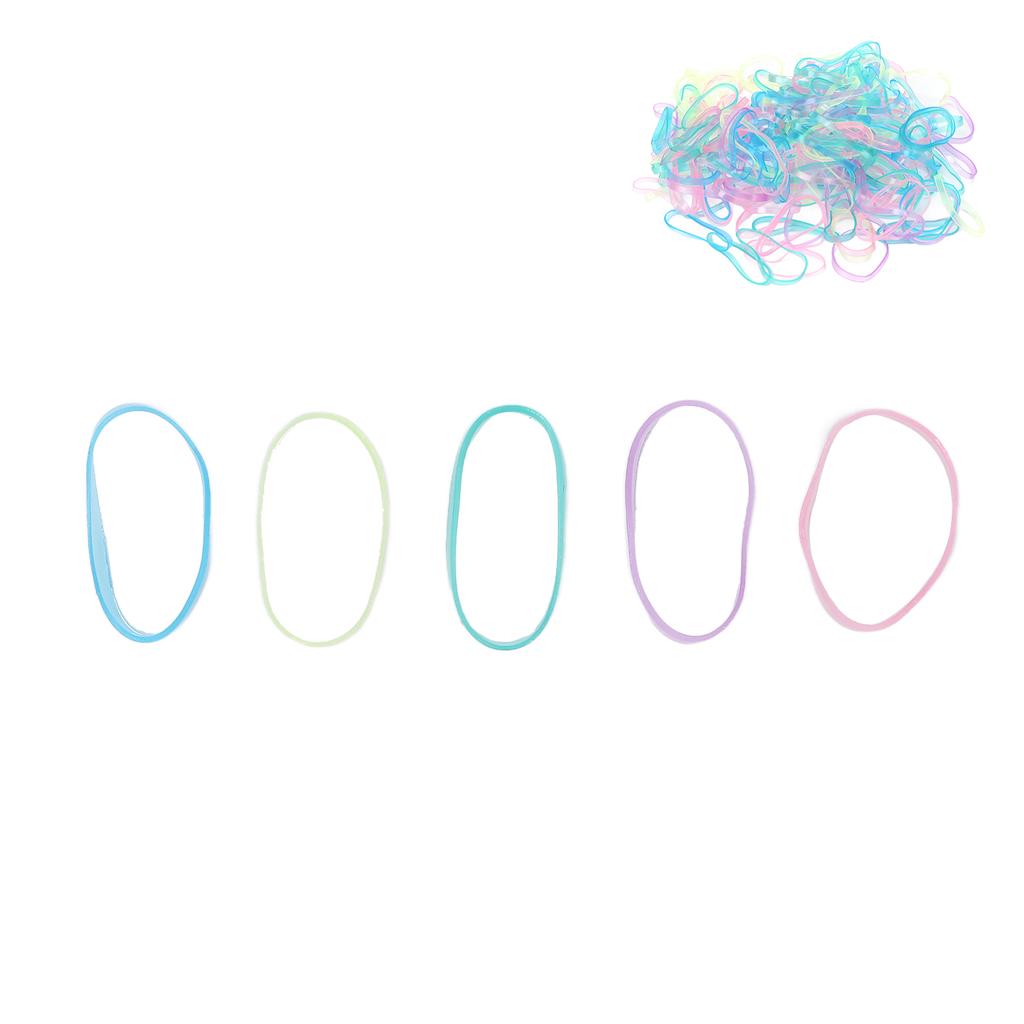 Plastic Hair Ties Multicolor Mini Elastic Hair Bands for Kids Baby Girls Hair Styling