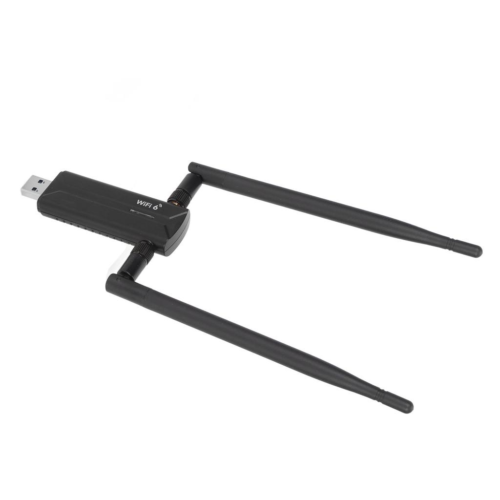 USB 3.0 WiFi6E AX5400M WiFi Adapter 802.11AX Triple Band 6GHz 5GHz 2.4GHz Dual 6dBi Antennas Wireless Network Adapter
