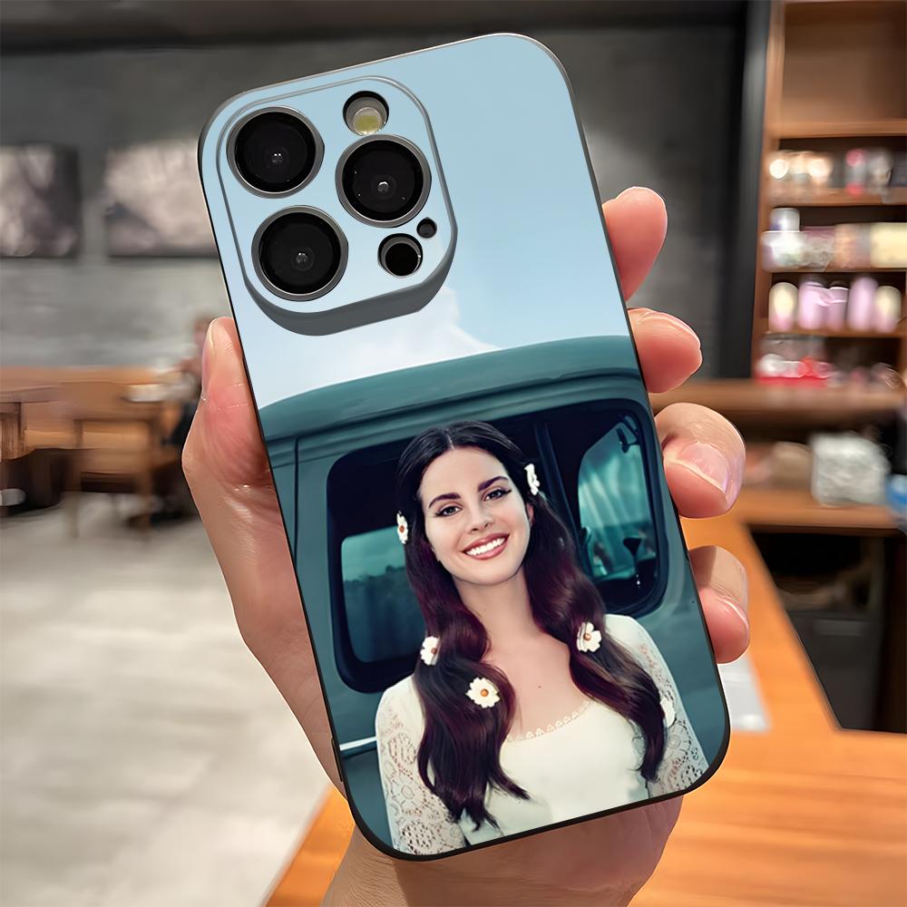 Singer L-Lana Del Rey Phone Case For IPhone 17 Pro Max 15 Pro 16 14 Plus 12 13 Mini 11 Pro Shockproof Soft Cover