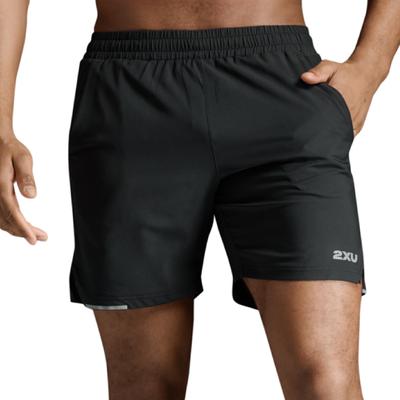 2XU Times Aero 7 Inch Short L (Two You) BLK/SRF
