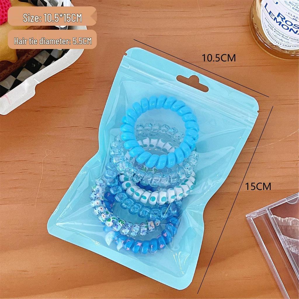 Dopamine Color Hair Ties for Kids: High Elasticity, Gentle On Hair, Canned for Convenience