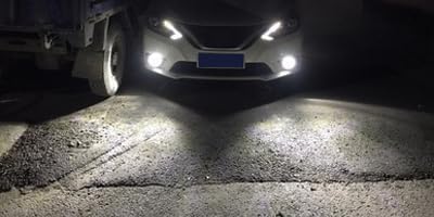 LTONXEN H8 H11 H16 LED Fog Lamp 6500K White Explosive
