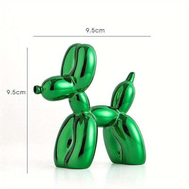 Nordic Mini Balloon Dog Small Ornaments Resin Living Room Desktop for Office Study Children's Room Home Decorations