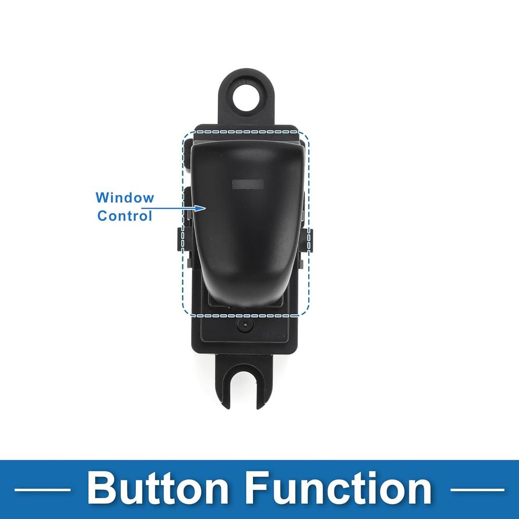Power Window Switch No.254113TA3A Rear Passenger Side Window Control Switch for Nissan Altima Murano Pathfinder Black
