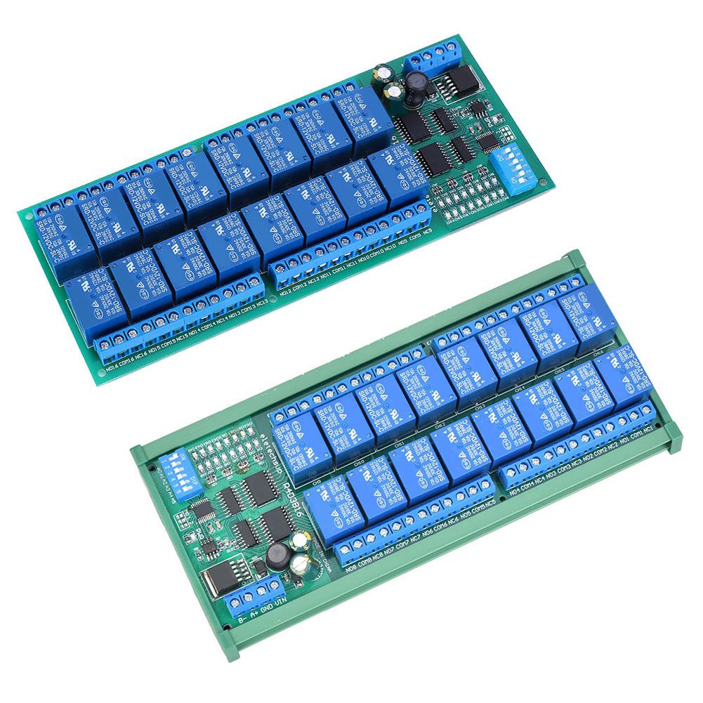 Electrical Supplies 12V 6‑Channel Relay PLC Electrical Expansion Module for RTU Protocol Remote Control