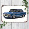 Lada Retro Metal Tin Sign Garage Wall Decor Vintage Car