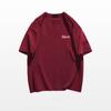 American retro front shoulder short-sleeved t-shirt women's summer new loose design niche half-sleeved top