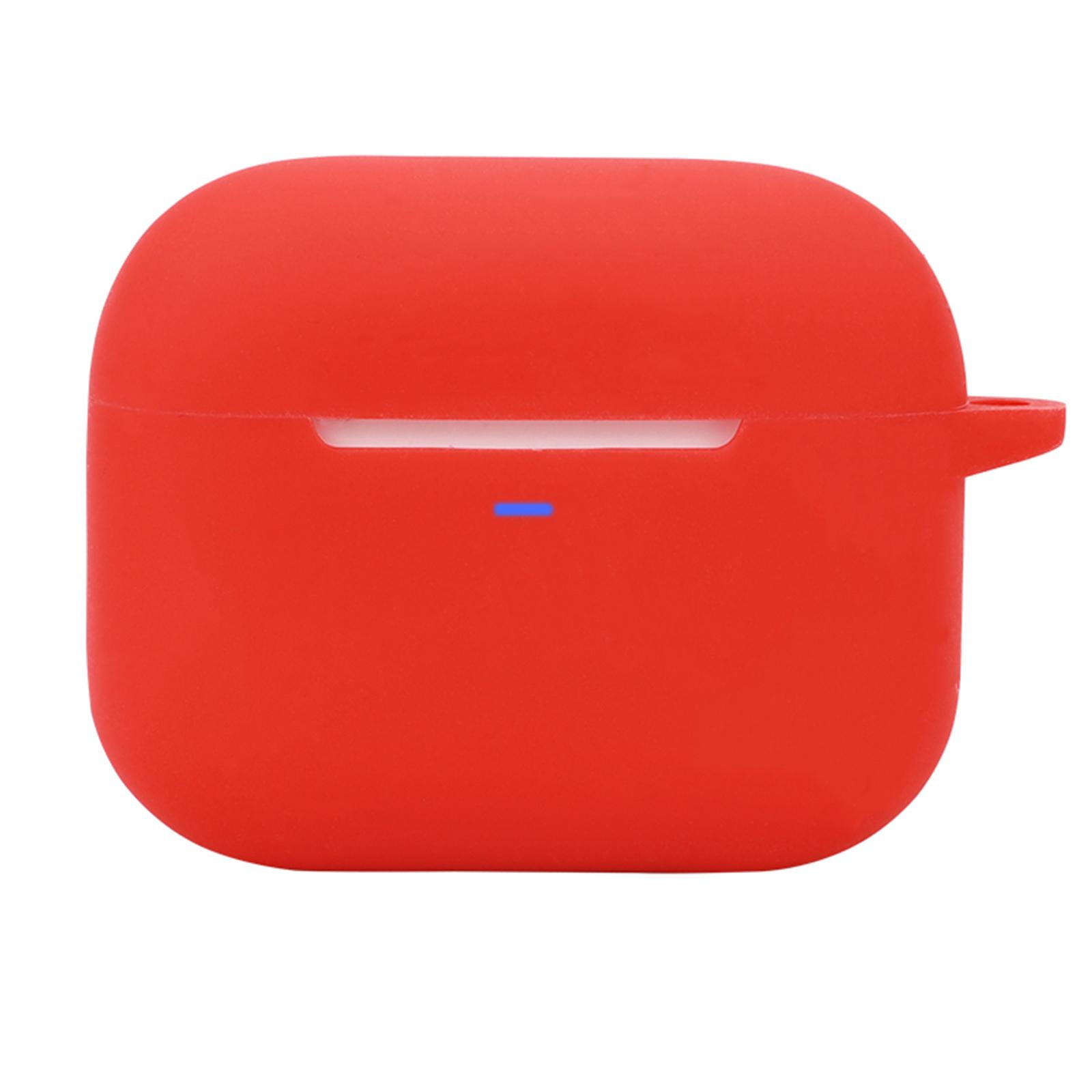 

Silicone Cover Wireless Earbuds Cover Soft Case for Bowie W04 Plus Anti Scratch Skin Waterproof Flexible Housing Case красный