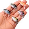 Foreign Trade Live Bait Plastic Chubby Type 1.5G Mini Bait Box with Hooks Fishing Lure Set