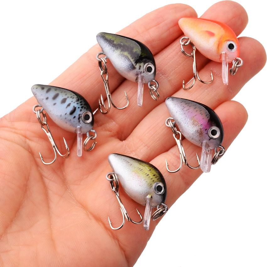Foreign Trade Live Bait Plastic Chubby Type 1.5G Mini Bait Box with Hooks Fishing Lure Set
