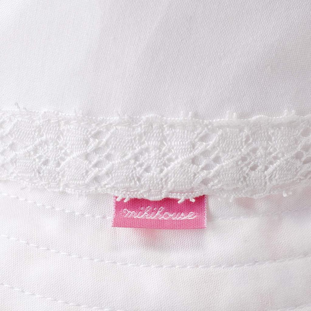Hat Girls Kids Baby S [MIKI HOUSE] 12-9101-262 48-50 White/Pink