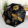1pc Bee FloralAutomatic Open/close Umbrella, 8-Rib Sturdy Structure, Portable Travel Umbrella, Parties, Everyday Usec106