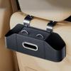 Multifunctional Car Back Seat Storage Organizer Scratch-Resistant Tissue Box With 2 Cup Holders Universal Stowing Space Tidying