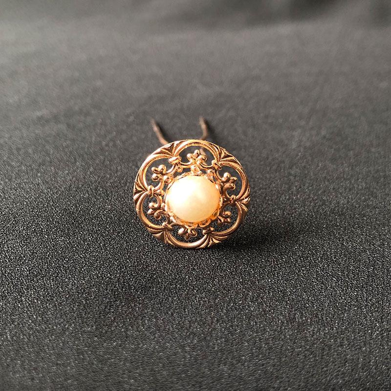 Tang Style Butterfly Flower Hanfu Hairpins - Simple Versatile U-Shaped Hair Accessories.