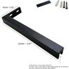 LukLoy Fixed Glass Support Bracket Stabilizer Brace, Frameless Glass to Wall Clamp Shower Glass Support Bar L Shape Mounting Bracket,