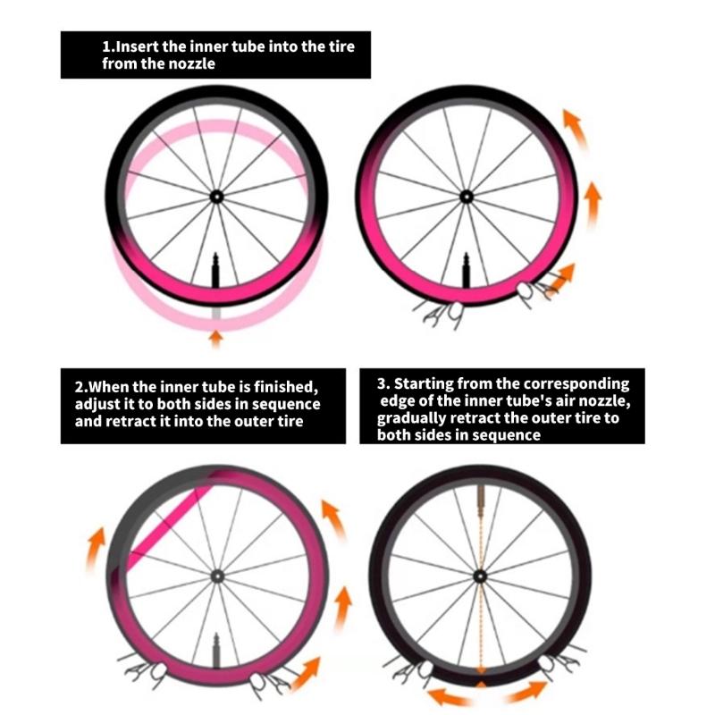 Light Weight Bicycles Tire Inner Rubber Interior Tube Mountain Bike Inner Tube for Mountain, and Road Bicycles