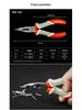 Yiertuo Multipurpose Pliers Set: Bent Nose, Flat Nose, Bird Mouth, Round Nose, Wire Stripping, Duckbill.