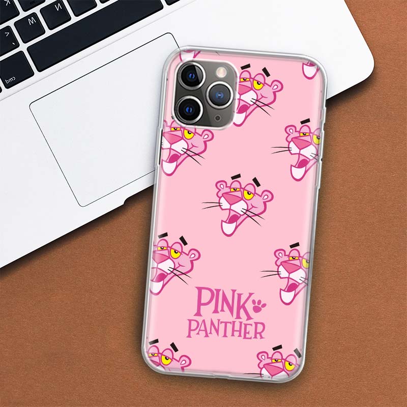 

Чехол для телефона с рисунком «Розовая пантера» для Apple iPhone 11 12 13 14 Pro 7 XR X XS Max 6 6S 8 Plus + Mini 5 SE, мягкий чехол с принтом iPhone 11