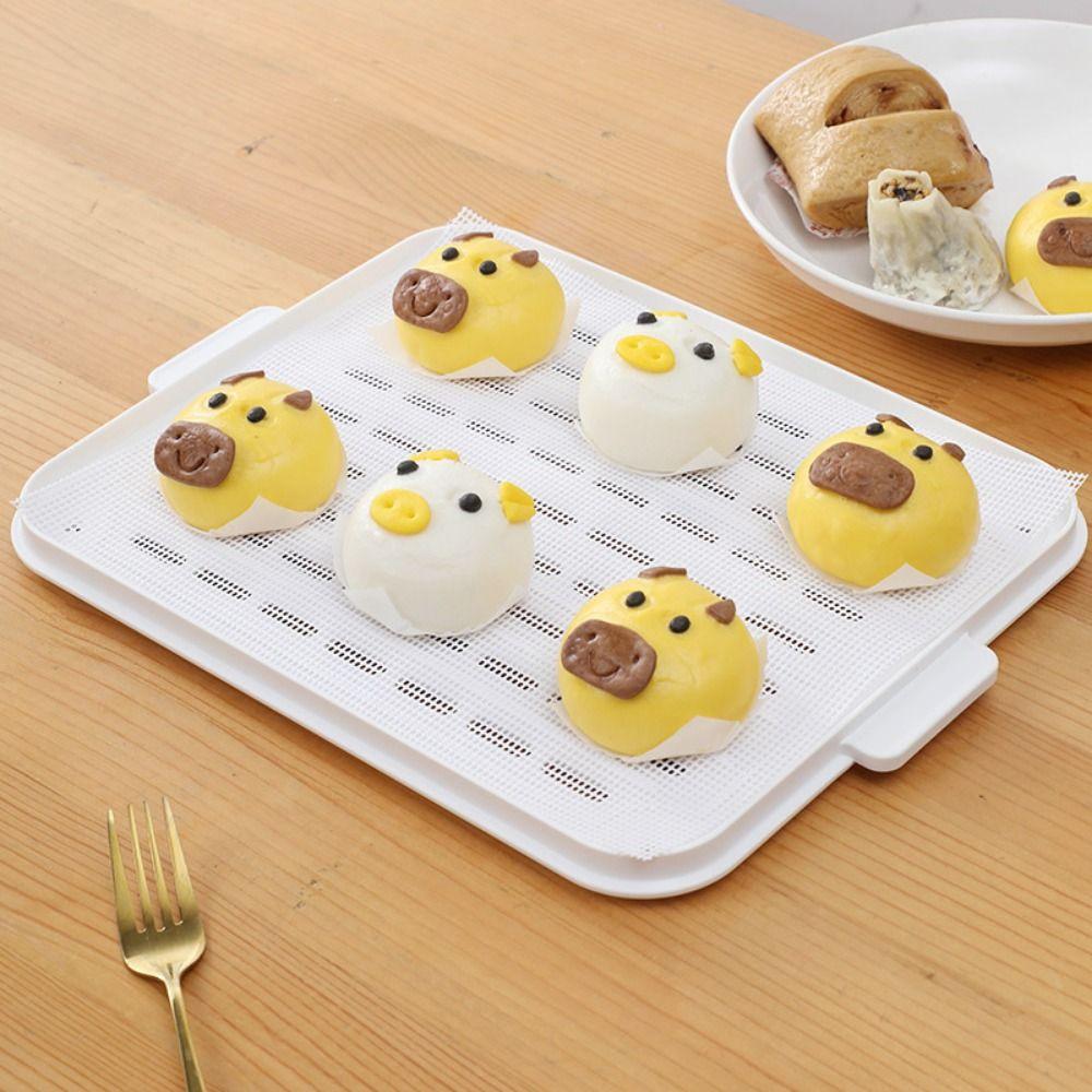 1Pcs Food Fruit Dryer Dehydrator Sheets Silicone Baking Mat Thickened Steamer Mesh Pad