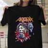 T-shirt Noir Coton Anthrax Band Pour Fans Toutes Tailles Unisexe T-shirt Unisexe
