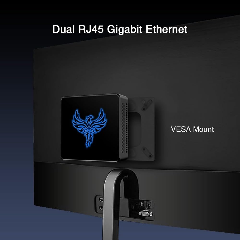 GZBOX Mini PC Mały komputer z systemem Windows 11 Pro wyposażony w procesor AMD Ryzen 7 7735HS Mały komputer 8 GB DDR5 500 GB NVME calowy dysk twardy SATA Konsola do gier Mini komputer 4K 3