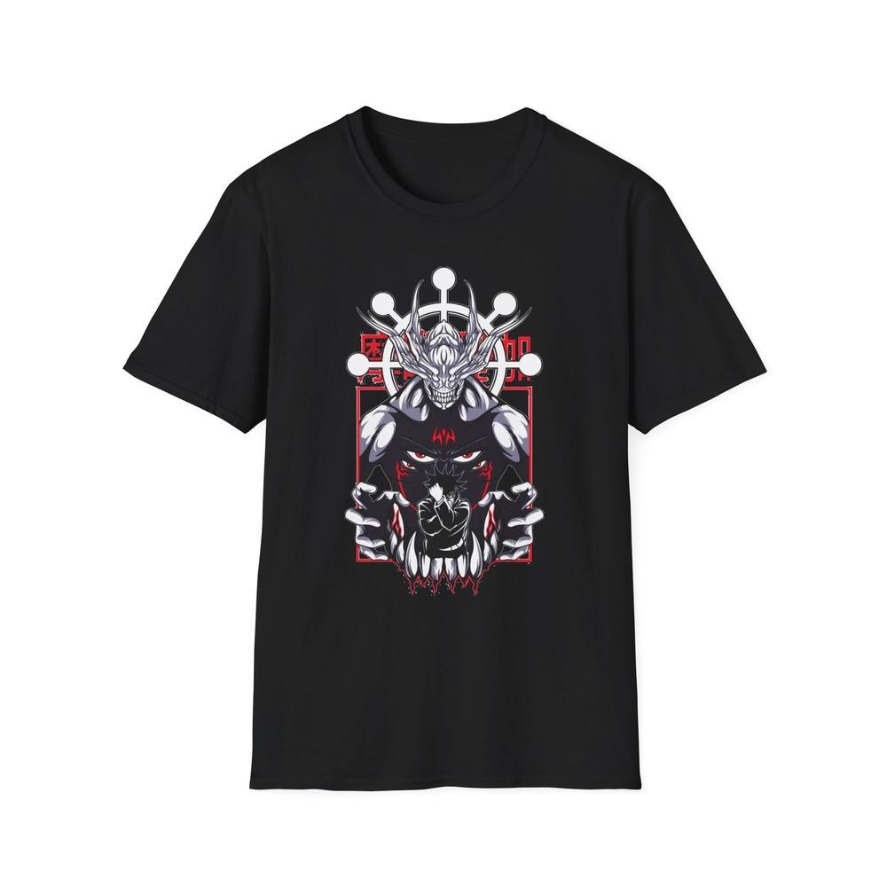 Jjk Unisex Jl Anime TShirt Softstyle Fishiguro Vs Hinami