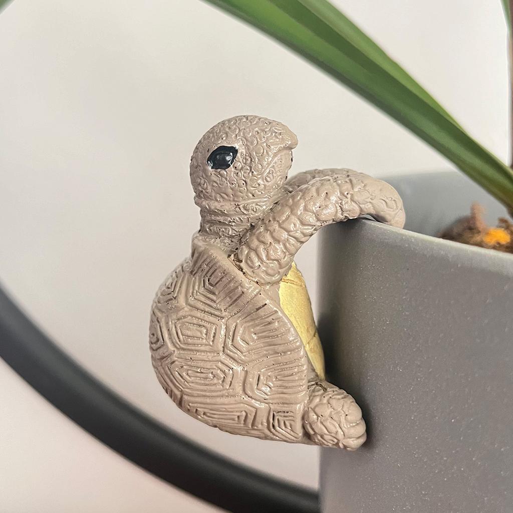 Cross-border simulation of marine animals turtle resin sculpture ornaments garden garden pots decorations hangings