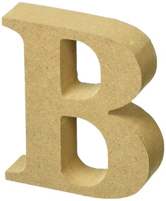 Marukai Corporation Interior Object Alphabet Letter B, Wooden