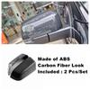 For Ford Ranger  2024 Auto Door Handle Bowl / Rearview Mirror Cap Shell Decor Cover Trim Black / Carbon Exterior Accessories