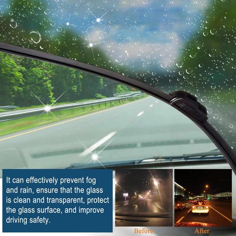 Windshield Coating Agent Antifogging and Rainproofing Agent for Automobile Glass Cleaning Defogging and Waterproof Spray Gadget