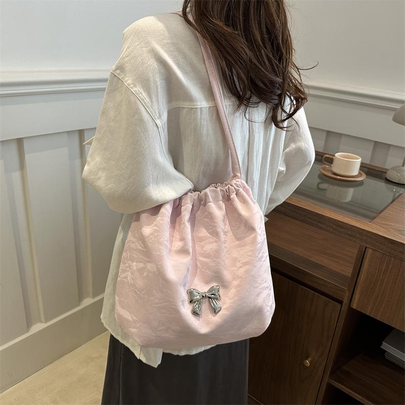 Korean Beautiful Casual Tote Bag Summer New Simple and Fashionable Niche Design Bag Crossbody Bag Women
