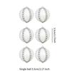 Set of 6 Christmas Ornaments for Tree, DIY Hanging Balls 5.5cm