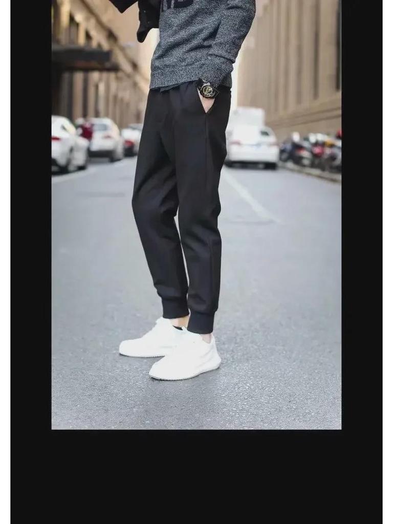 Kamuflasje for menn med pustende harem med mansjett – Sommer fritidsløs løs slim-fit