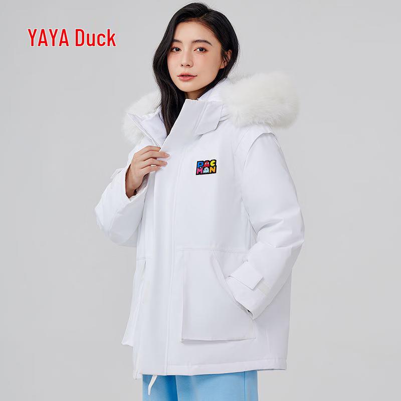 

Женская зимняя пуховая куртка-пуховик с капюшоном Yaya M (160)