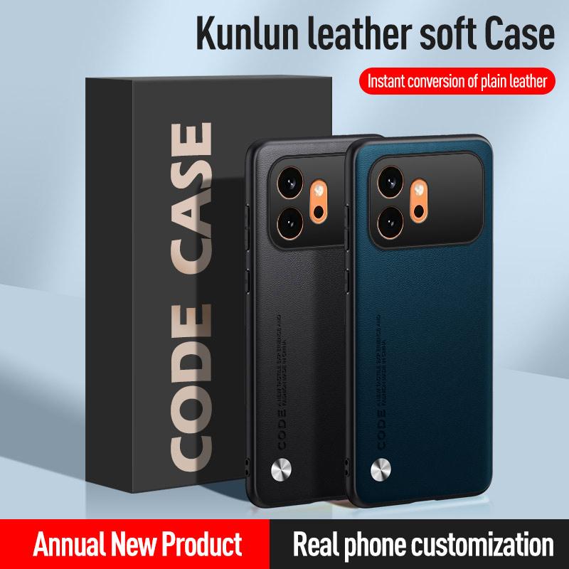 Plain PU Leather Matte Case For Honor 600 Pro Silicone Ultra Thin Soft Frame Shookproof Bumper Cover Shell For Honor 600Pro