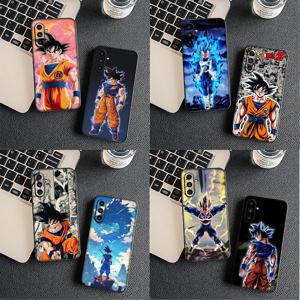 Draken Gokus Ballen Vegeta IV Super Cover voor Samsung Galaxy S25 S24 S23 Fe Ultra Plus S7 Edge A05 A06 A16 A55 A15 A35 Hoesje