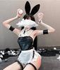 Cosplay Sexy Erotic Bunny Girl Bunny Rabbit Costume Disguise Bold Lingerie Rabbit Ears Halloween Costume Sheer Underwear Extreme Cute Ladies Adult