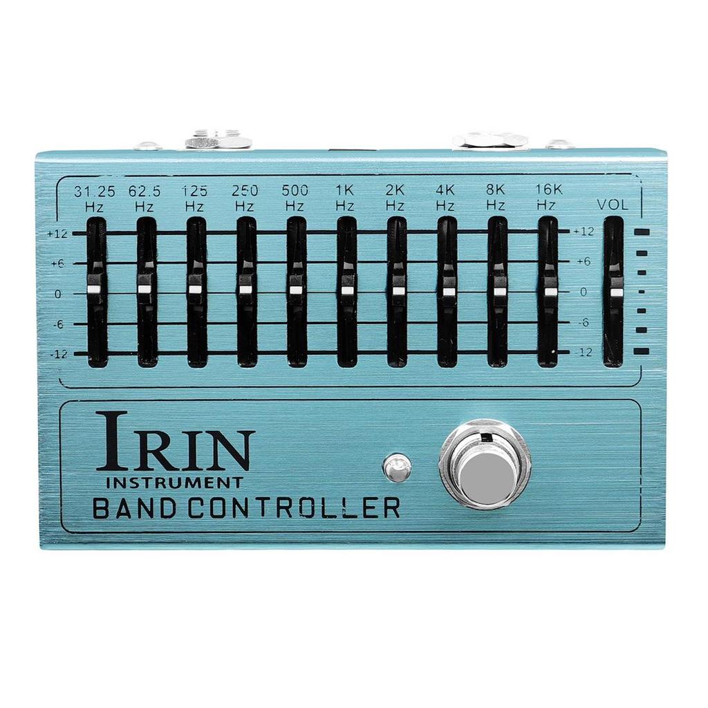 IRIN Guitar Effects Pedal: Amplifier Simulation, Distortion, Overdrive, Ten-Band EQ, Equalizer.