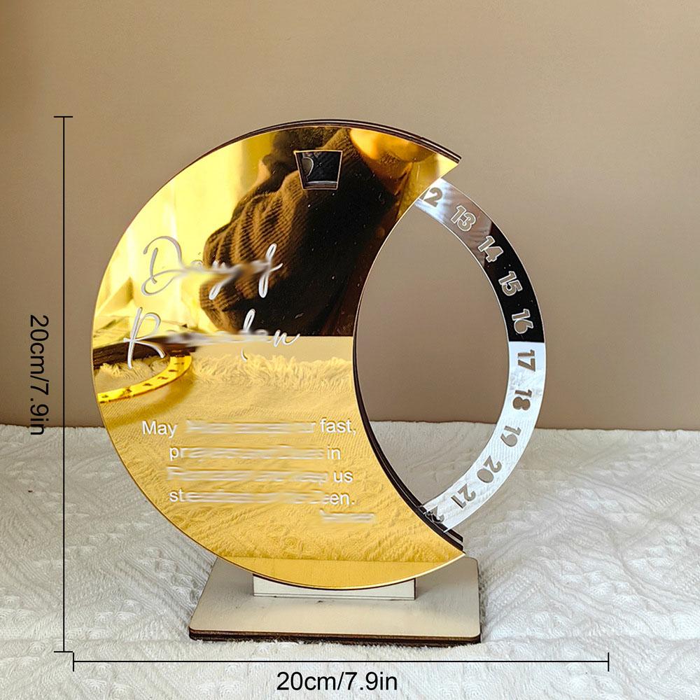 Stylish Acrylic Eid Mubarak Cake Toppers Smooth Cut Durable Decorations for Ramadan Parties Dessert Tables Middle Eastern Gifts