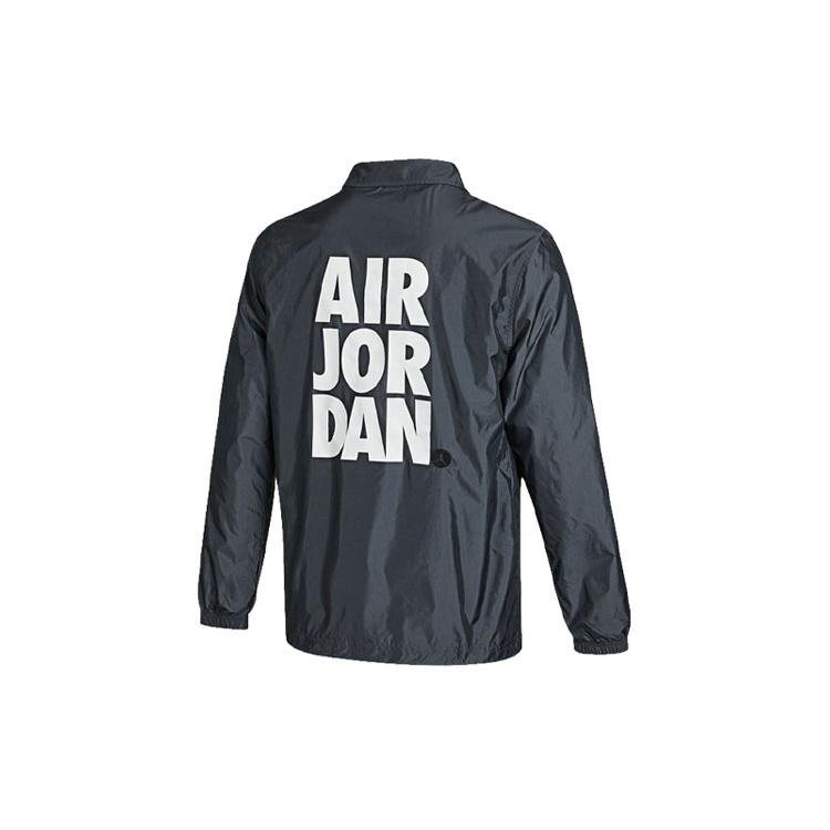 Air Jordan Alphabet Printing Woven logo Sports Jacket Black Men s CZ4825-084 M