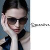 2026New wooden-framed polarized sunglasses, small frame, trendy and fashionable, retro style, for both men and women TR Box7730WD